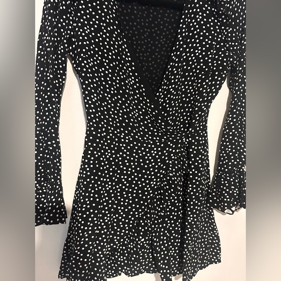 Zara Polka Dot Romper Dress - Picture 4 of 6